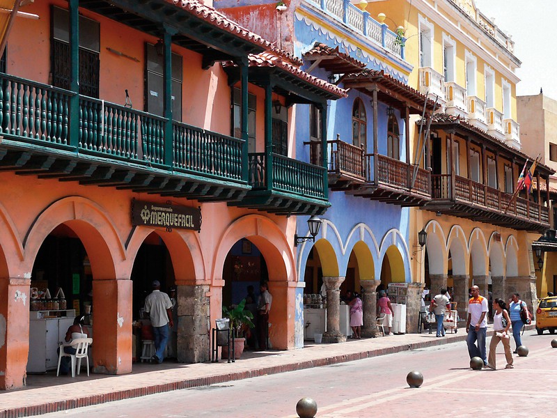 Stadt Cartagena in Kolumbien
