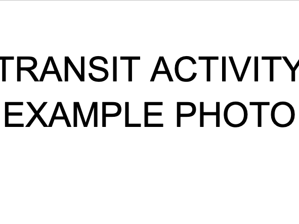 Source, Transit Activity, Pictures