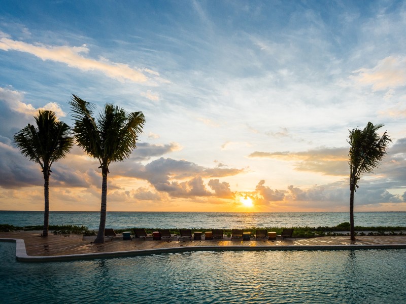Andaz Mayakoba - Pool Abendstimmung