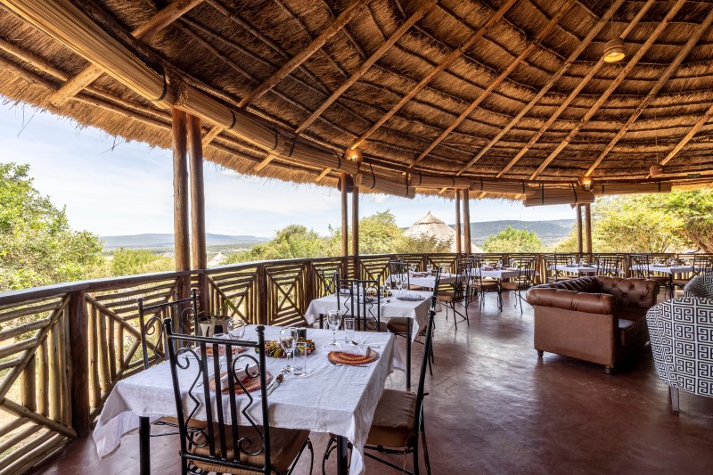 Restaurant der Africa Safari Maasai Boma