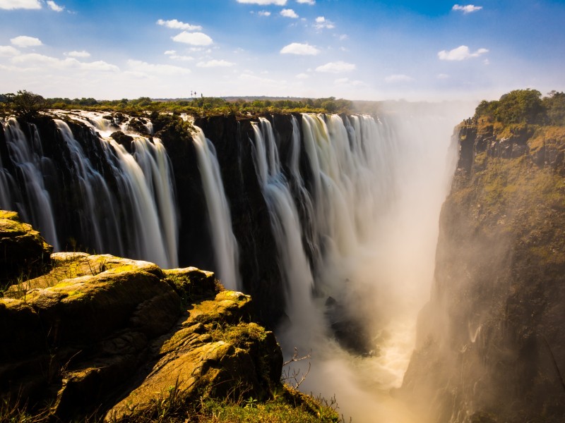Die Viktoria Wasserfälle, Zimbabwe