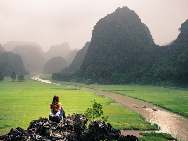Ausblick - Ninh Binh - Vietnam