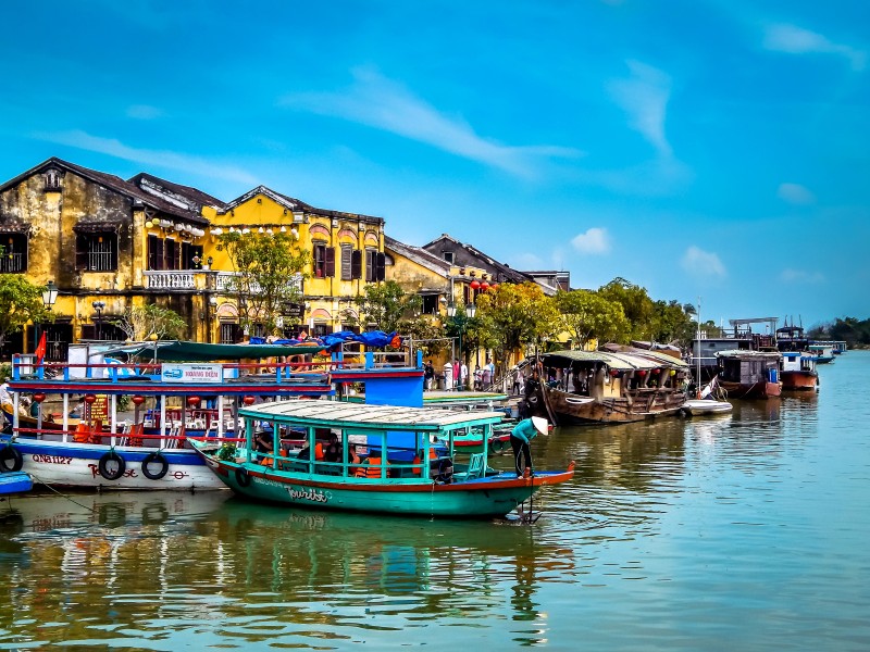 Hoi An: eine Stadt am Fluss