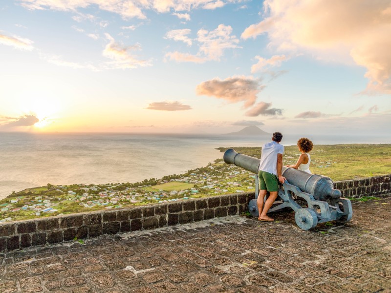 Brimstone Hill - Cannon on Fort