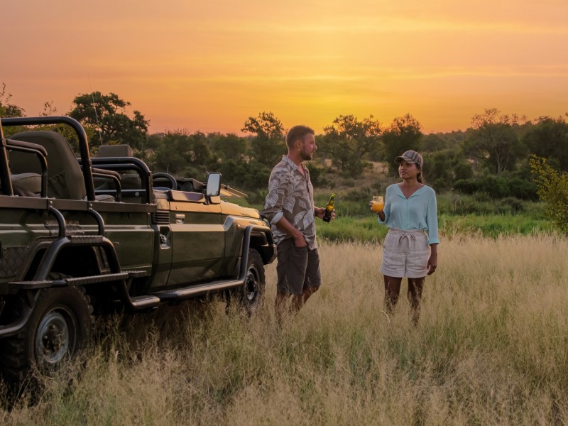 Sonnenuntergang - Krüger NP - Südafrika