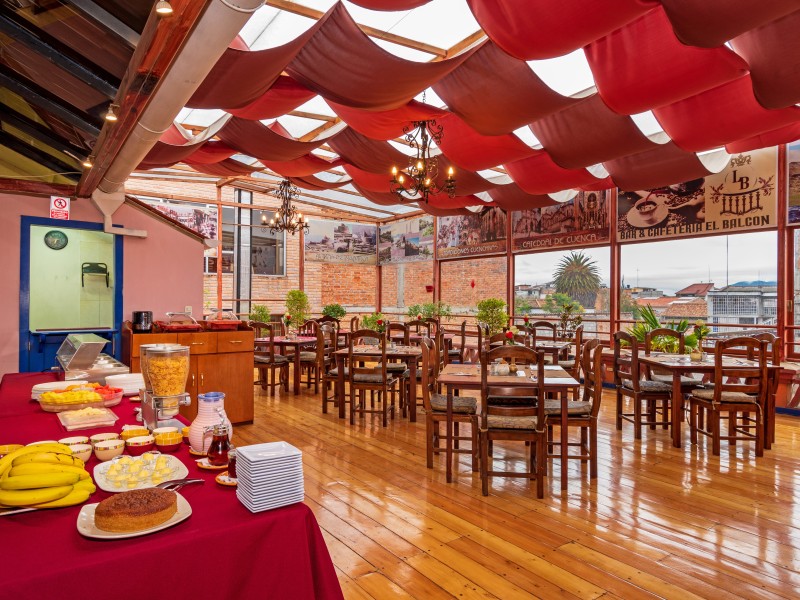 Überdachte Dachterrasse