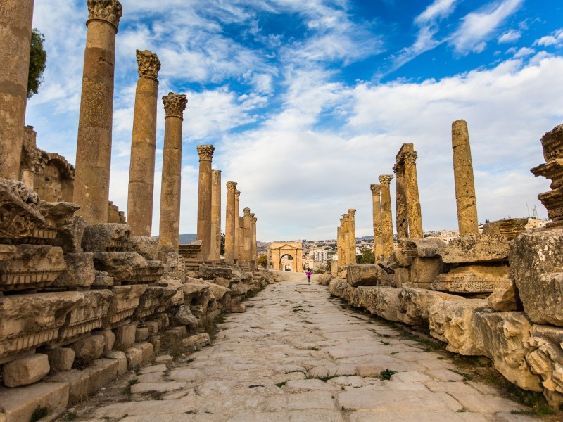 Jerash - Colonnaded Street