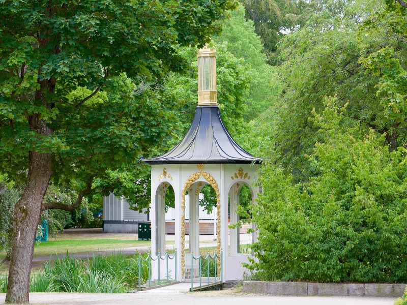 Gazebo on the water, Linköping in Sweden