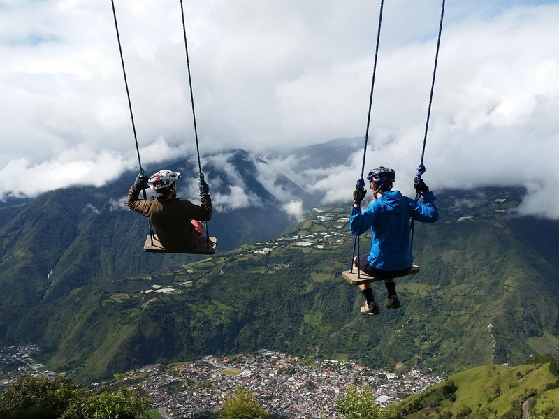 Himmelsschaukel bei der Casa del Arbol