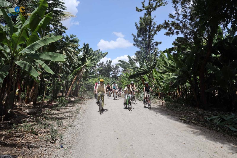 Biking at Mto Wa Mbu Village