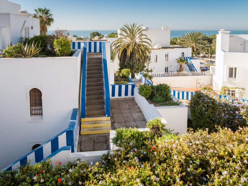 White houses in Agadir
