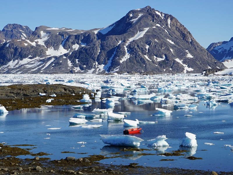 schöne Landschaft in Grönland
