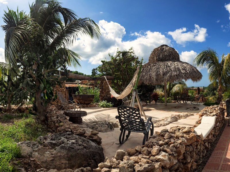 La Casona - Hängematte im Garten