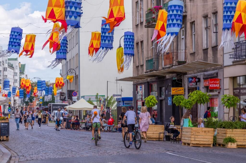 the creative Praga district, Warsaw