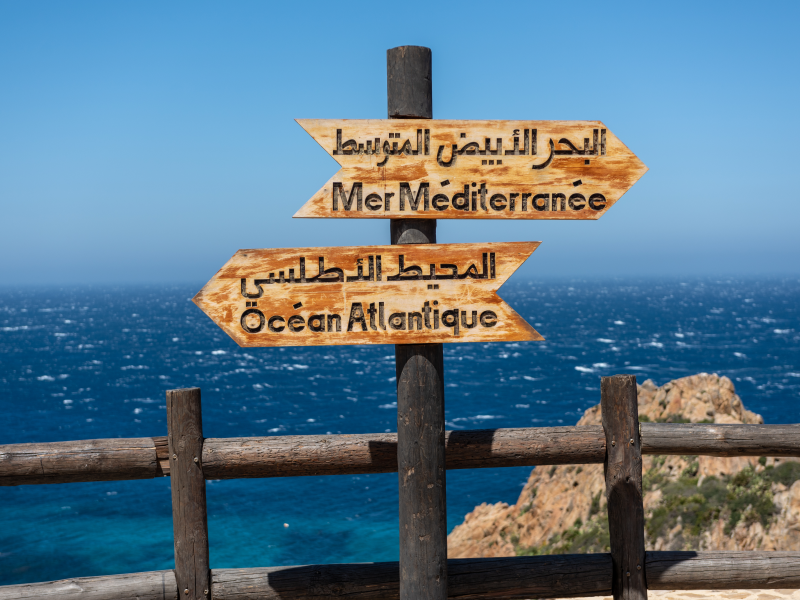 Wooden Arrow Panel, Tangier