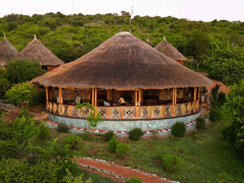 Restaurant der Africa Safari Maasai Boma