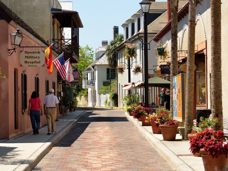 Street in St. Augustine, USA