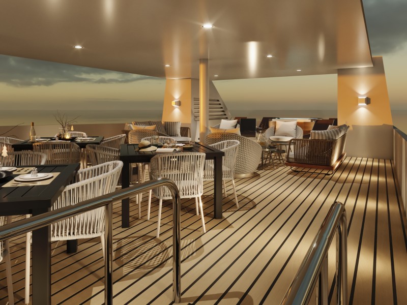 Tribute überdachte Lounge