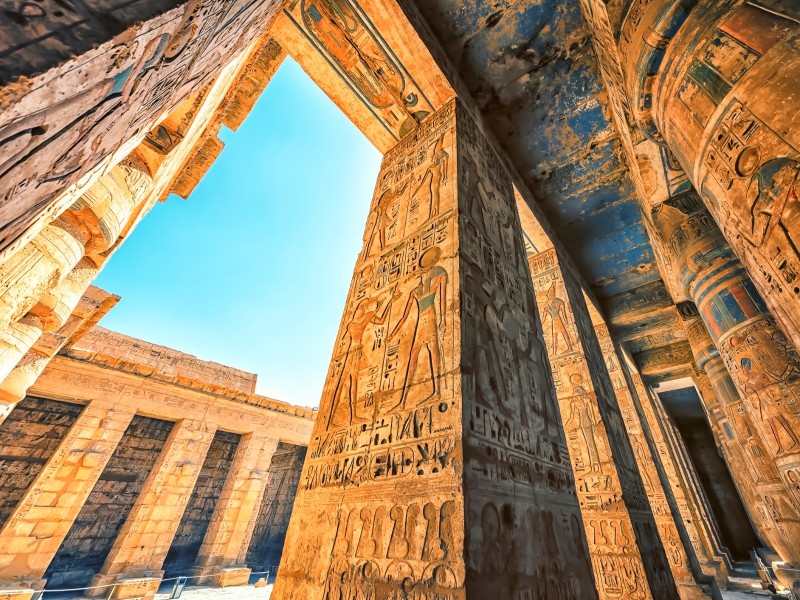 Habu Tempel - Luxor - Ägypten