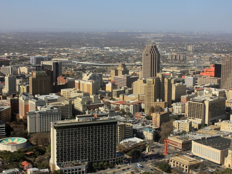 Aerial View of San Antonio