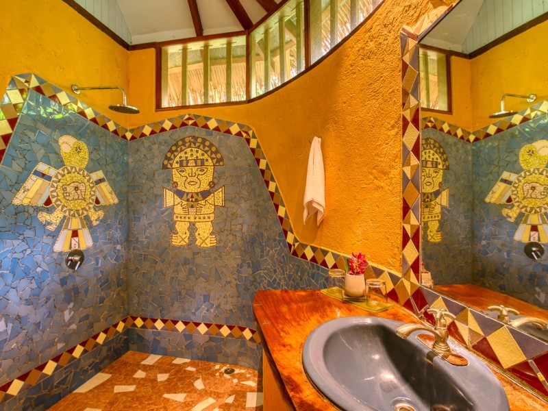 Shawandha Ecolodge - Bungalow Badezimmer