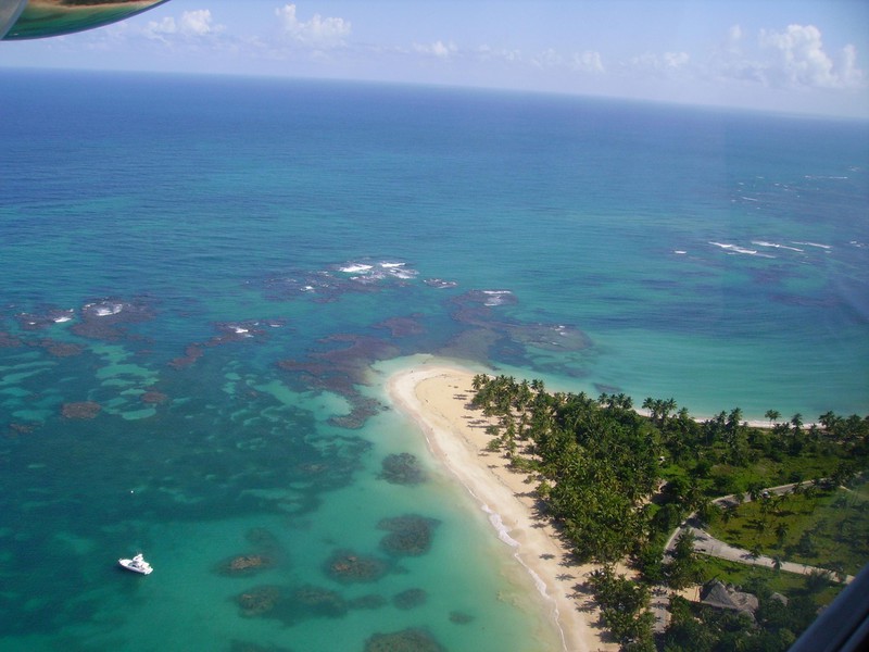 Halbinsel Samaná - Luftaufnahme Küste