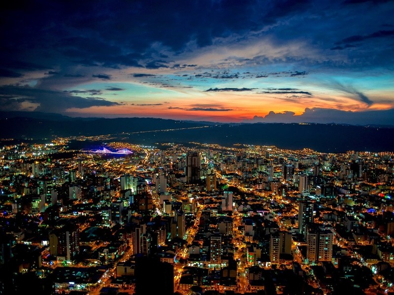 Bucaramanga - bei Nacht
