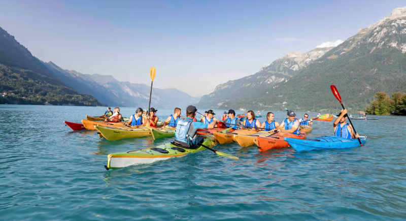 Half-Day Kayak Tours on Lake Brienz