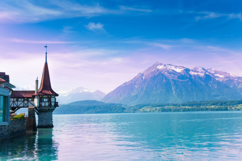 Lake Thun and Castles