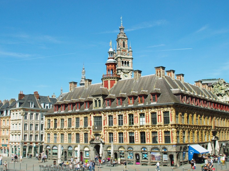 Historic square in Lille