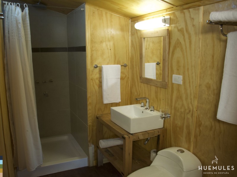 Domos Huemules Badezimmer