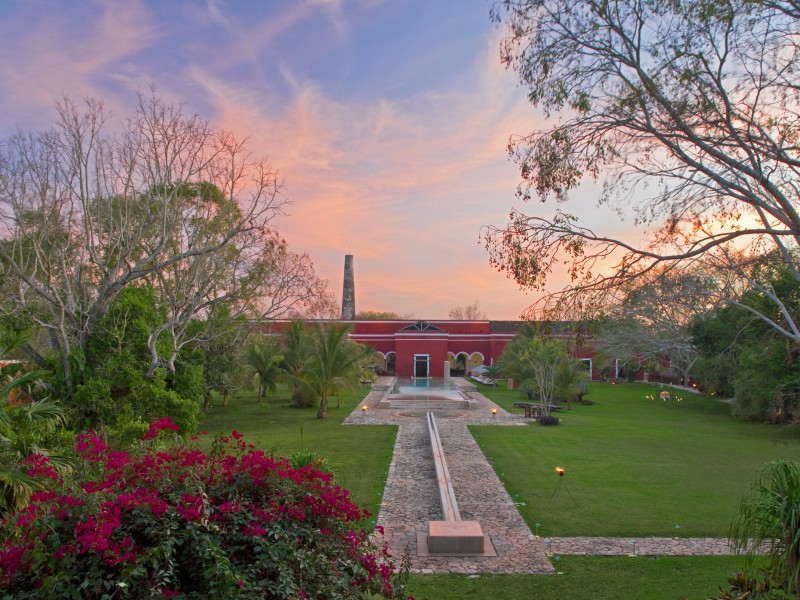 Hacienda Temozon - Abendstimmung Pool