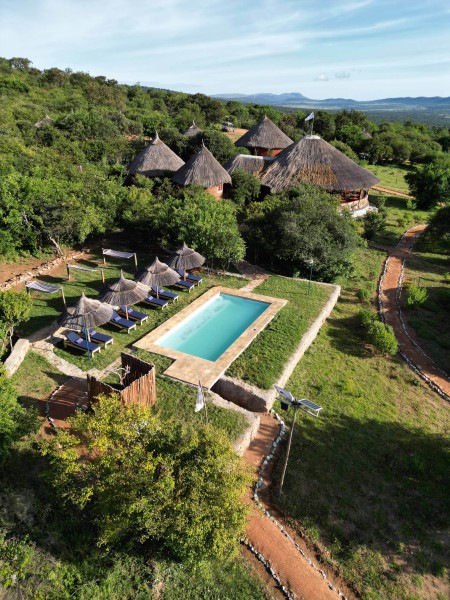 Blick von der Maasai Boma