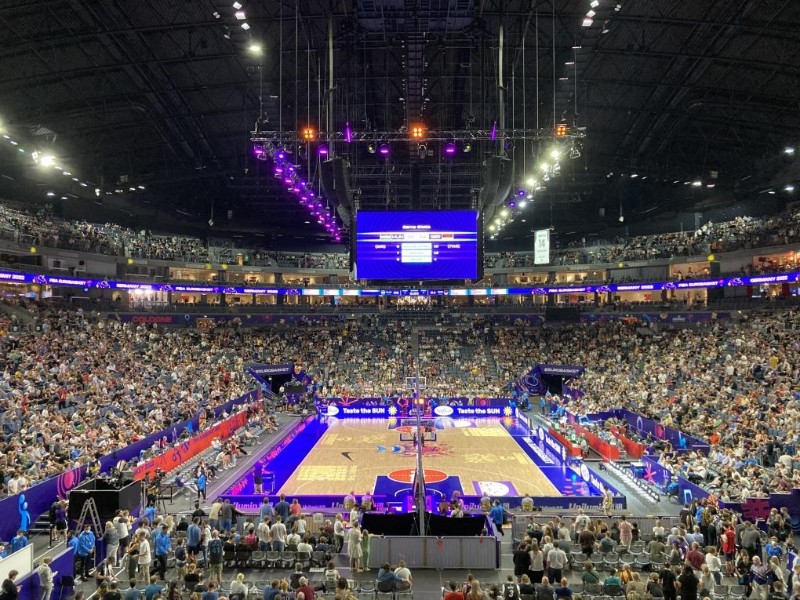 Basketball in der Lanxess Arena