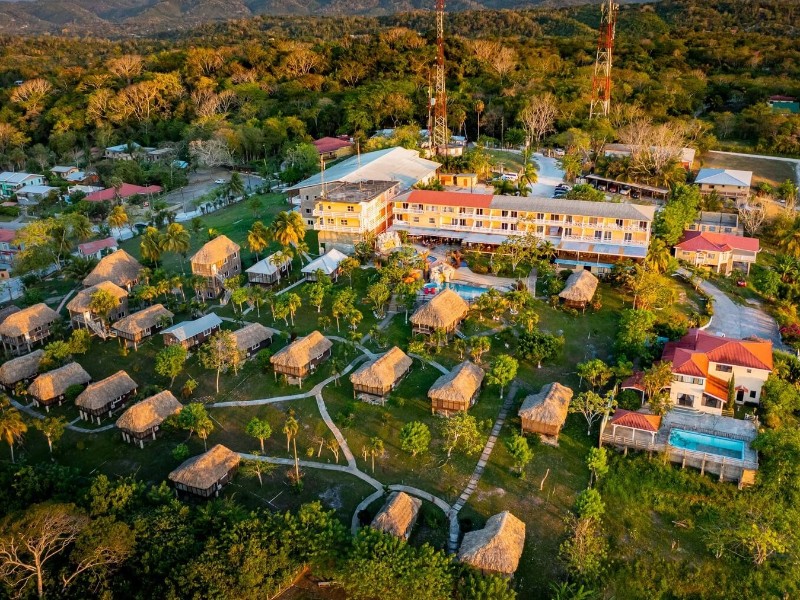 Cahel Pech Village - Luftaufnahme