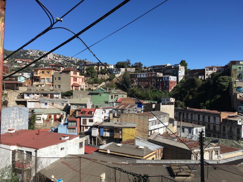 Valparaíso, bunte Häuser