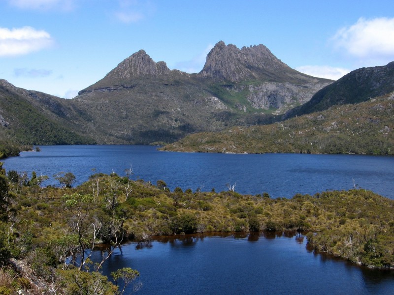 Mountain and Lake in Cradle Mountain
