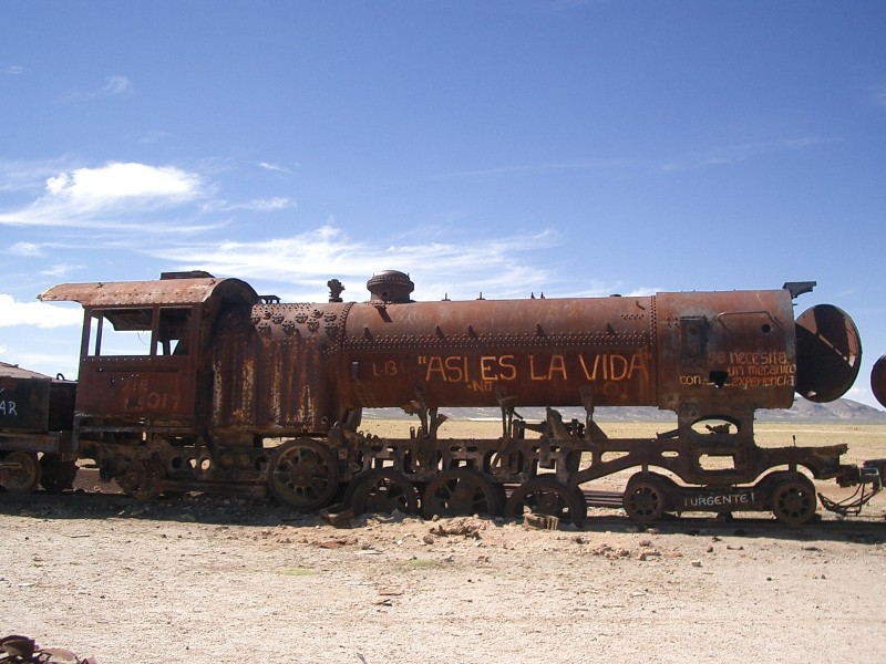 Eisenbahnfriedhof Uyuni