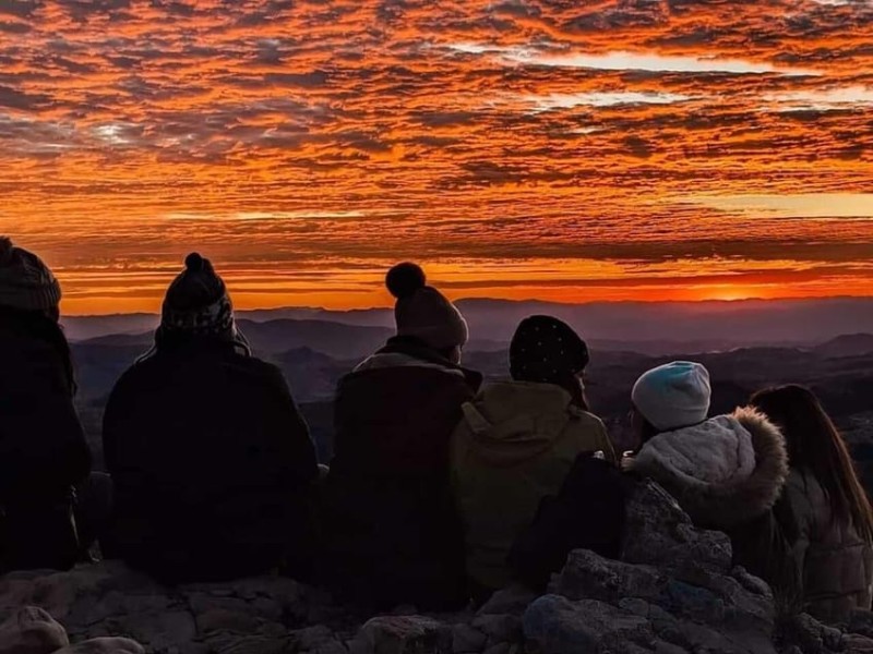 Sunrise, the Crater de Maragua 