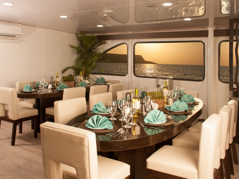 Dining area on EcoGalaxy