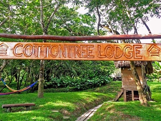 Cotton Tree Lodge - Hoteleingang