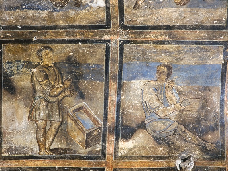 Qusayr 'Amra fresco