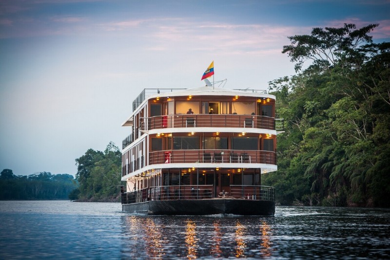Das Flussschiff Anakonda