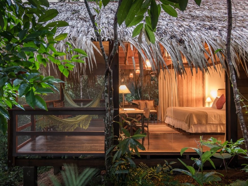 Bungalow von draußen