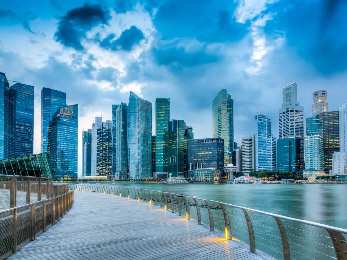 Singapur Skyline 