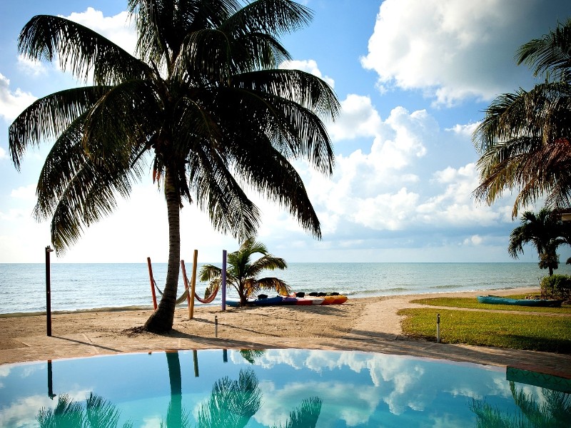 Hopkins Bay Resort - Aussicht aufs Meer