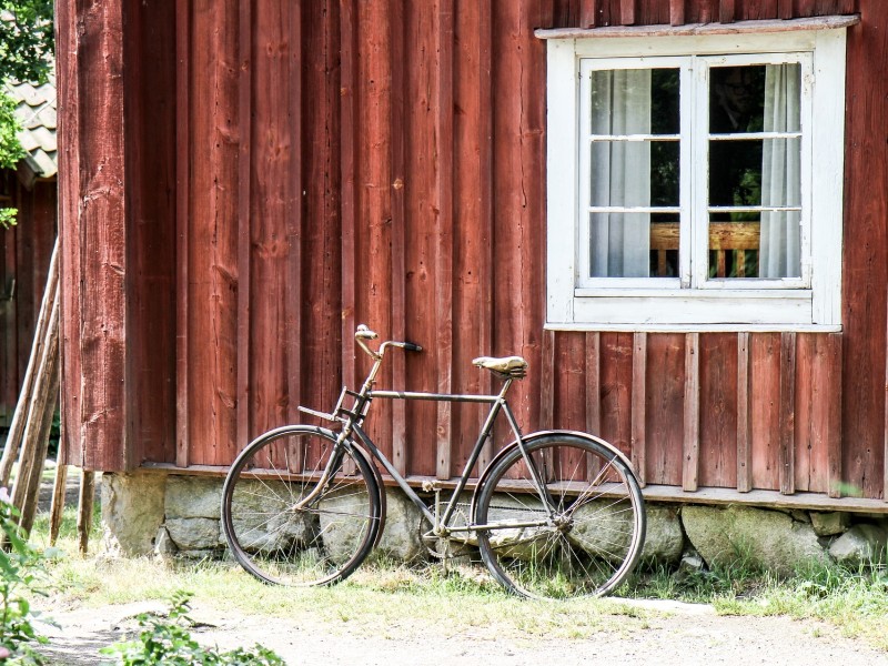 Traditional buildings in Falun