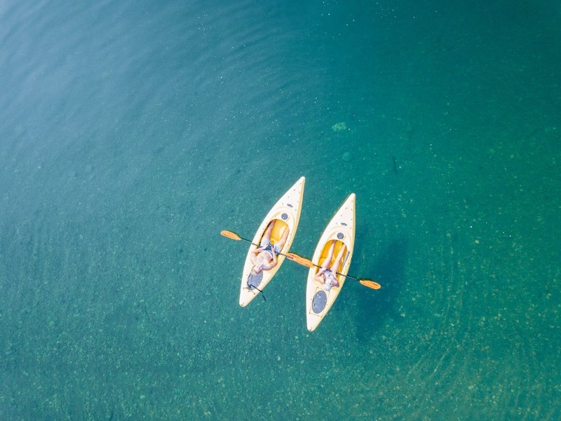 Paddle boarding