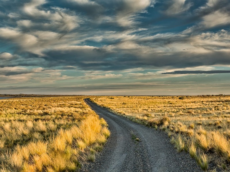 Bahia Bustamante Anfahrt in Patagonien