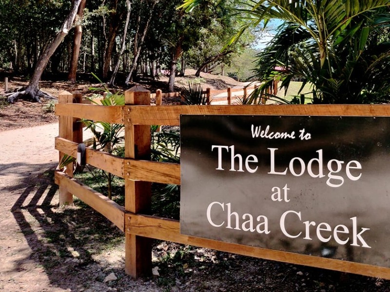 Chaa Creek - Lodge Eingang